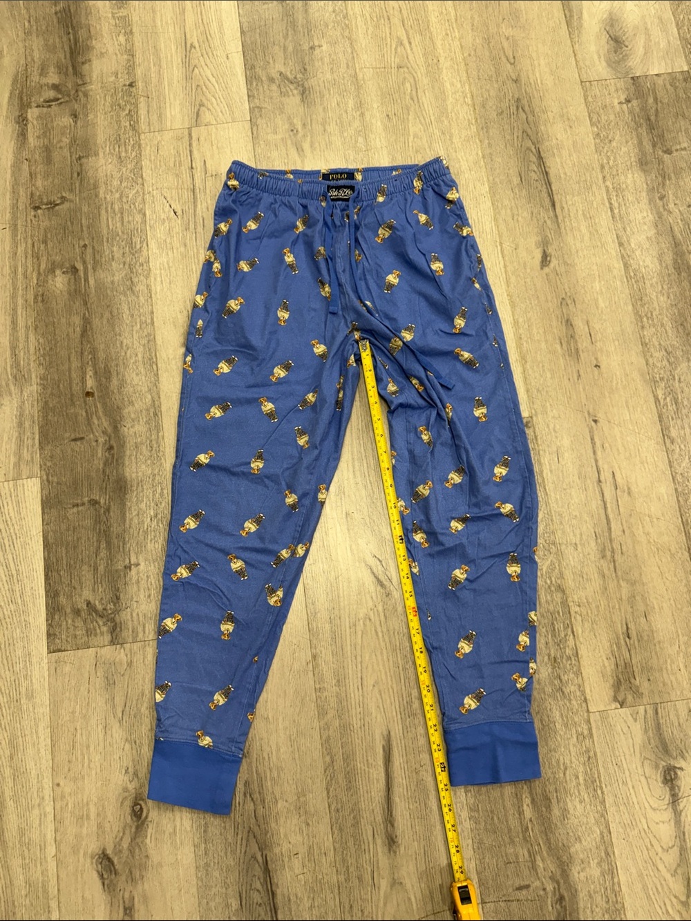 Polo by Ralph Lauren Blue Novelty Lounge pants w bear.